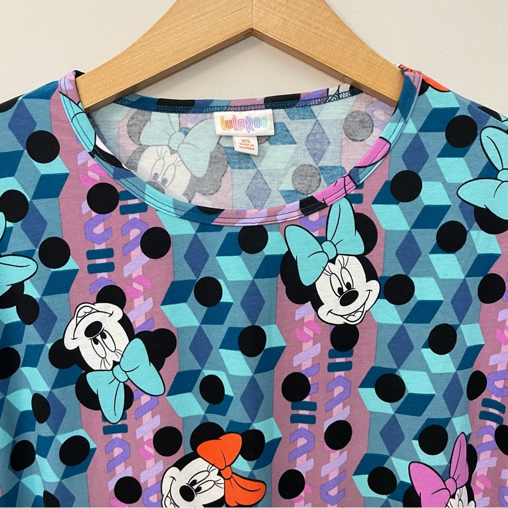 Disney LulaRoe Irma XS Top NWT Minnie Mouse - Picture 3 of 6